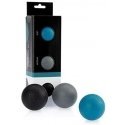 Massage ball AVENTO 42RA D5.0cm 3pcs Blue / Gray / Black Massage ball AVENTO 42RA D5.0cm 3pcs Blue / Gray / Black