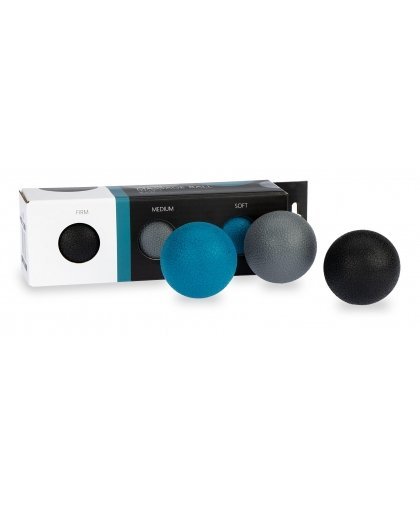 Massage ball AVENTO 42RA D5.0cm 3pcs Blue / Gray / Black – 9
