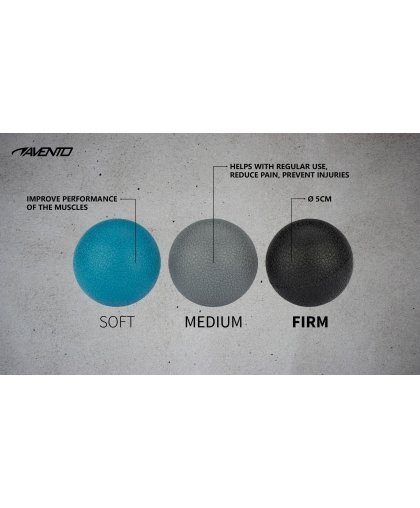 Massage ball AVENTO 42RA D5.0cm 3pcs Blue / Gray / Black – 10