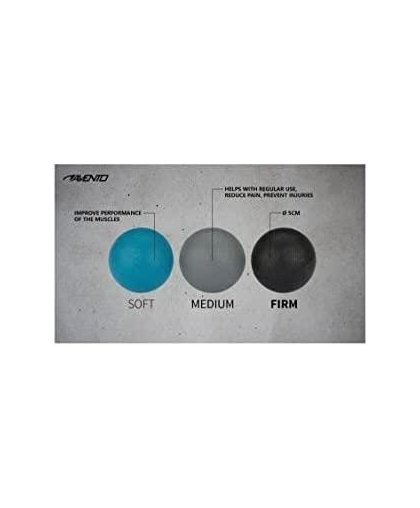 Massage ball AVENTO 42RA D5.0cm 3pcs Blue / Gray / Black – 13