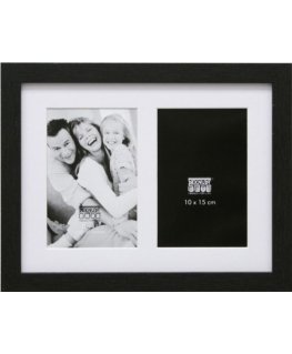 Deknudt S66KA2 Gallery 2x10x15 Wood black w. Passepartout
