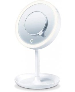Beurer - BS 45 illuminated vanity mirror with LED light sensor button