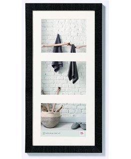 Photo frame walther design HO338B Home 3X 13x18cm, wooden, black