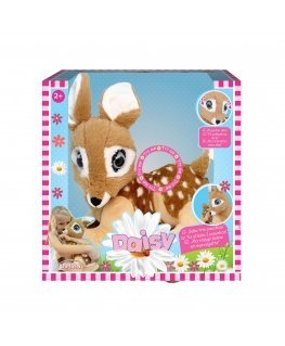 BAMBOLINA plush toy Daisy, follows three fairy tales in Latvian, BD2021LV