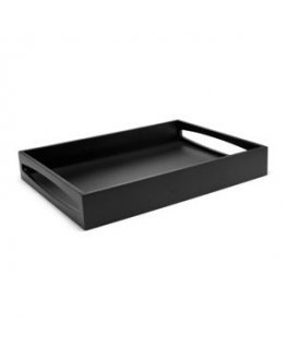 Leopold Vienna Tray black 300x400x60mm Wood LV618000