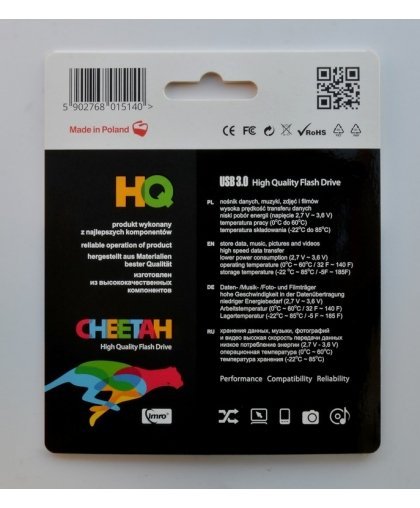 IMRO USB 3.0 CHEETAH/32GB USB-mälupulk Chrome, hõbedane – 3