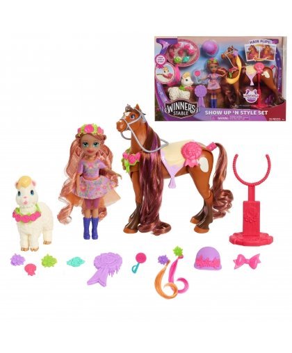 WINNERS STABLE set with horse decoration Show Up N Style, 53180 – 2