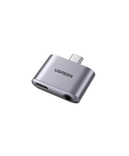 UGREEN CM231 USB-C to USB-C Adapter + jack 3.5mm (gray) – 2