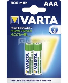 10x2 Varta Akku Professional NiMh 800 mAh Micro
