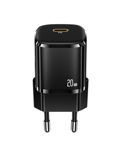 Usams T34 US-CC118 Mini Tīkla lādētājs 20W 1x USB-C Plug (Type-C) PD3.0 Ātrs lādētājs iPhone 11 12 13 Melna – 2