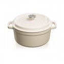 Grandfeu white pot, 4.7 l with lid Grandfeu white pot, 4.7 l with lid