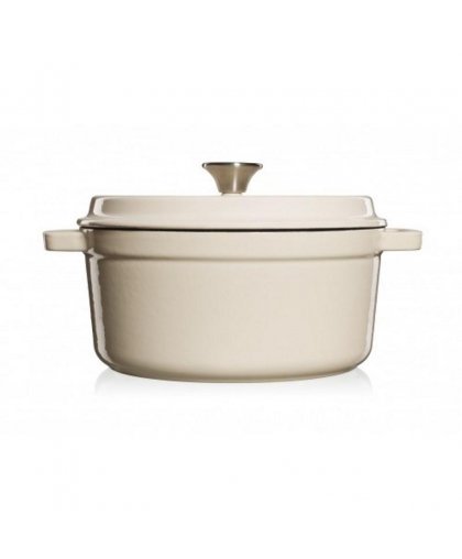 Grandfeu white pot, 4.7 l with lid – 2
