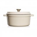 Grandfeu white pot, 4.7 l with lid Grandfeu white pot, 4.7 l with lid