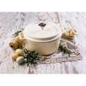 Grandfeu white pot, 4.7 l with lid Grandfeu white pot, 4.7 l with lid