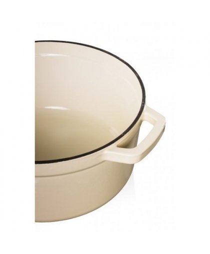 Grandfeu white pot, 4.7 l with lid – 8