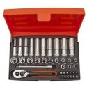 Bahco Long and short head set 4-13mm + bits PH, PZ, HEX, TORX 37 pcs 1/4 " Bahco Long and short head set 4-13mm + bits PH, PZ, HEX, TORX 37 pcs 1/4 "
