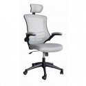Task chair RAGUSA, 66,5xD51xH119,5-129,5cm, seat and back rest: mesh fabric, color: grey Task chair RAGUSA, 66,5xD51xH119,5-129,5cm, seat and back rest: mesh fabric, color: grey