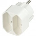 REV Euro-Doppelstecker white REV Euro-Doppelstecker white