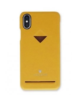 VixFox Card Slot Back Shell for Iphone XR mustard yellow