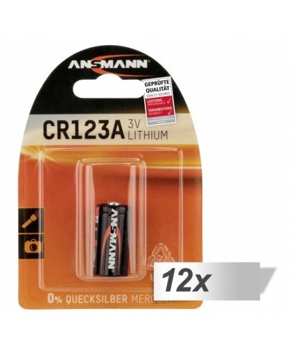 12x1 Ansmann CR 123 A