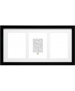 Photo frame Deknudt S66KA3 Gallery 3x10x15 Wood black w. Passepartout