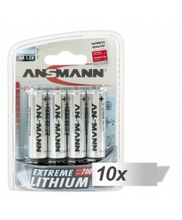 10x4 Ansmann Extreme Lithium Mignon AA LR 6