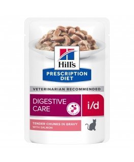 HILL "S Prescription Diet Digestive Care i / d Kass lõhega - märg kassitoit - 85g DLZHLSKMK0035