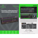 VERTUX Tactical Mechaninė gaming RGB klaviatūra VERTUX Tactical Mechaninė gaming RGB klaviatūra