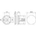 Airam Gaia Slim Round -plafondi, 22W, 2700-6500K, valkoinen, 40 cm Airam Gaia Slim Round -plafondi, 22W, 2700-6500K, valkoinen, 40 cm
