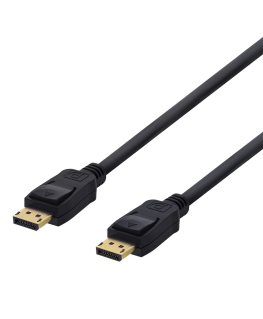 DisplayPort cable DELTACO 4K UHD, 21.6 Gb/s, 3m, black / DP-1030-K / 00110003