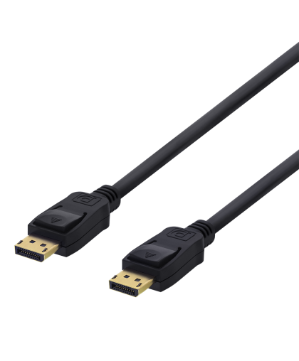 DisplayPort KABELIS DELTACO 4K UHD, 21.6 Gb/s, 3m, juodas / DP-1030-K / 00110003