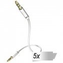5x in-akustik Star Audio Cable 3,5 mm Jack Plug 0,5 m 5x in-akustik Star Audio Cable 3,5 mm Jack Plug 0,5 m
