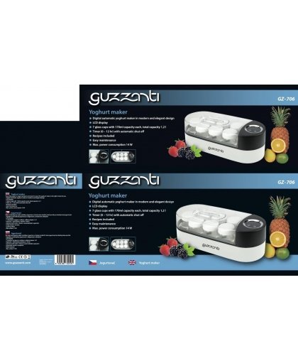 Yoghurt machine Guzzanti GZ 706 – 3
