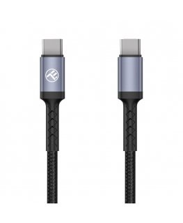 Tellur Type-C to Type-C cable 3A PD60W 2m nylon black