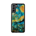 iKins case for Samsung Galaxy S21+ starry night black iKins case for Samsung Galaxy S21+ starry night black