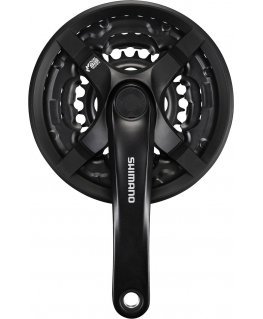 Shimano FC-TY501 crank set, 175 mm 42/34 / 24T, 6-8 years, with chain guard