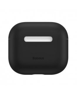 Baseus Super Thin Silica Gel Case For Pods Apple AirPods 3 (black)
