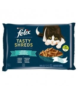 FELIX Maitsvad viilud lõhe ja tuunikalaga - 4x 80g DLZPUIKMK0086