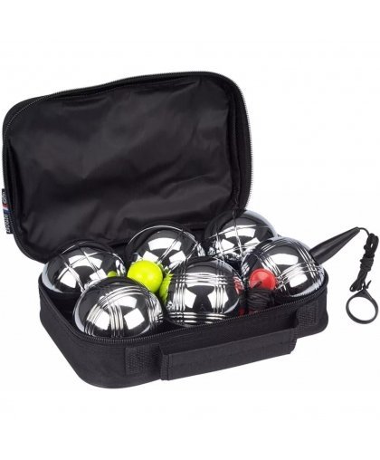 Get Go Petanque Set 52JV CHR 6pcs Chrome