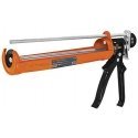 Skeletal gun for sealant. Fiberglass reinforced handle, measuring rod Truper 17558 Skeletal gun for sealant. Fiberglass reinforced handle, measuring rod Truper 17558