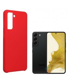 TakeMe Soft feeling super slim matte back cover case for Samsung Galaxy S22 Plus 5G Red
