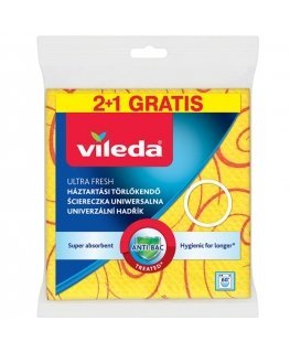 Mitme pinnaga riie VILEDA 3D, 2+1 (kollane)