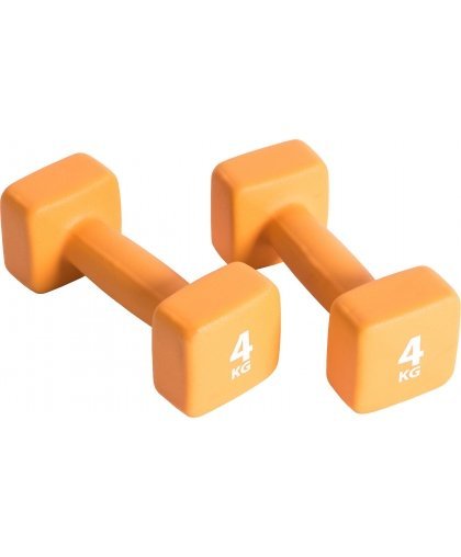Pure2Improve P2I201420 Dumbbells, 2 pcs, 4 kg, Orange – 2