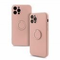 Mocco Pastel Ring Silicone Back Case Силиконовый чехол для Samsung Galaxy S22 Ultra 5G Розовый
