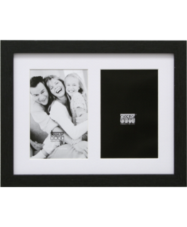 Deknudt S66KA2 Gallery 2x13x18 Wood black w. Passepartout