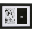 Deknudt S66KA2 Gallery 2x13x18 Wood black w. Passepartout