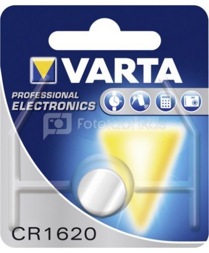 10x1 Varta electronic CR 1620 PU inner box – 2