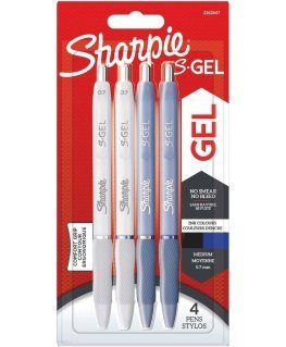 Sharpie S-Gel Fashion -geelikynät, 4 kpl