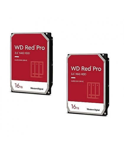 WD Red Pro Set of 2 WD161KFGX - 16TB 7200rpm 512MB 3.5" SATA 6Gbps