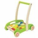 HAPE toy trolley with blocks, E0371 HAPE toy trolley with blocks, E0371